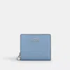 Coach Snap Wallet In Blue