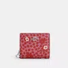 Coach Snap Wallet With Floral Print In Pink