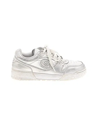 Pre-owned Coach Sneakers In Silver