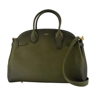 Coach Soft Empire 40 Shopper Bag In Green