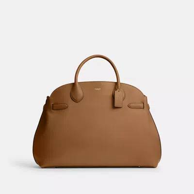 Coach Soft Empire Carryall Bag 48 In Brass/honey Brown