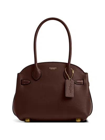 Coach Soft Empire Grained Leather Tote Bag In Pattern