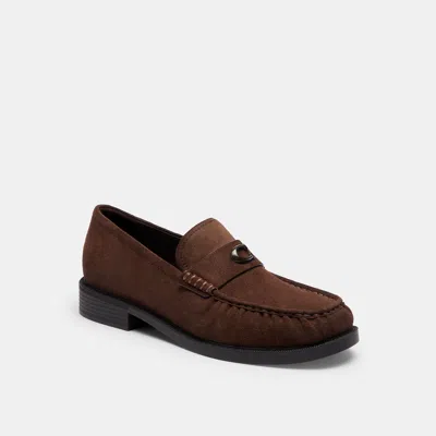Coach Soft Loafer In Brown