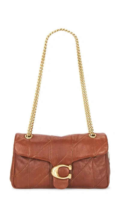Coach Soft Quilted Tabby Shoulder Bag 26 In Brown