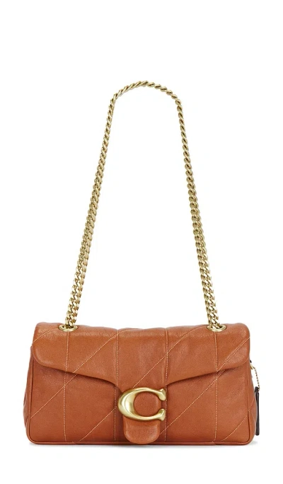 Coach Soft Quilted Tabby Shoulder Bag 26 In Brown