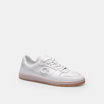 Coach Soft Soho Sneaker In White/chalk