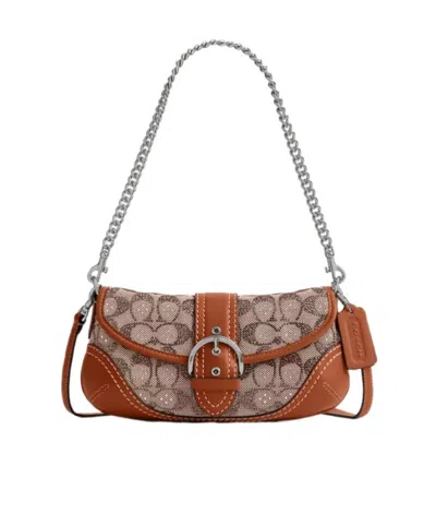 Coach Soho Bag 25 In Crystal Signature Jacquard