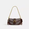 Coach Soho Bag 25 In Signature Jacquard In Brass/oak Maple