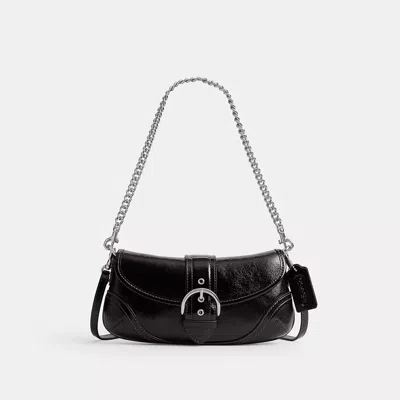 Coach Soho Bag 25 In Silver/black