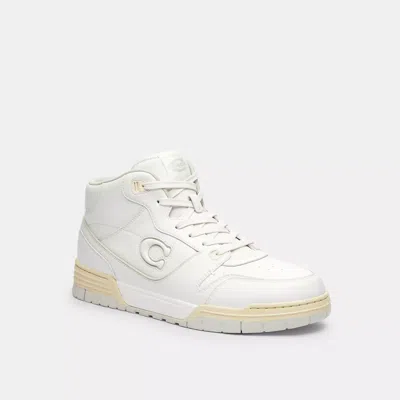 Coach Soho Mid Top Sneaker In White