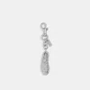 Coach Soho Sneaker Bag Charm In Silver