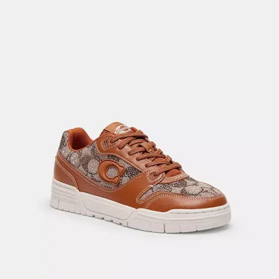 Coach Soho Sneaker In Crystal Signature Jacquard In Neutral