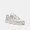 Coach Soho Sneaker In Distressed Leather In White