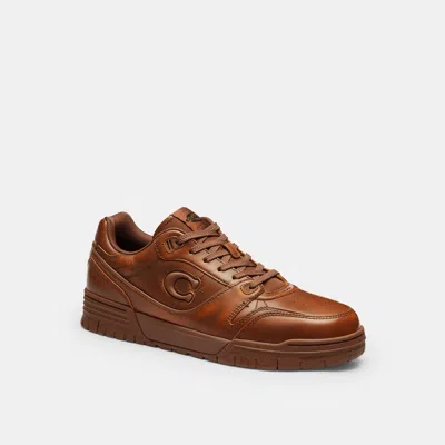 Coach Soho Sneaker In Loved Leather Size 11 In Brown