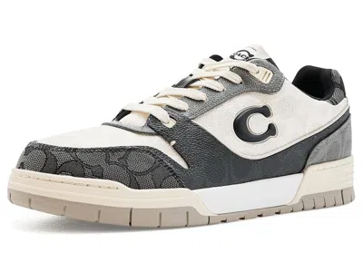 Coach Soho Sneaker In Mixed Signature Men's Cold Weather Boots Black/chalk: 8.5 D - Medium