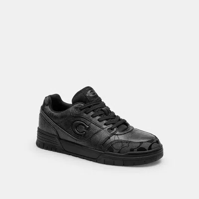 Coach Soho Sneaker In Signature In Black