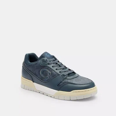 Coach Soho Sneaker In Signature Canvas In Blue