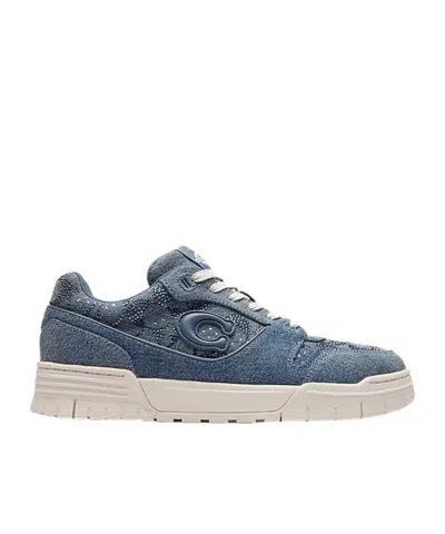 Coach Soho Sneaker In Signature Denim In Blue