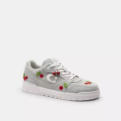 Coach Soho Cherry-detail Sneakers In Gray