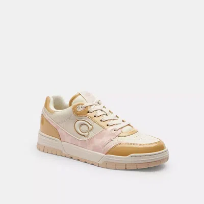 Coach Soho Sneaker With Patent Signature In Pink