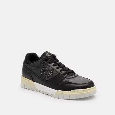 Coach Soho Sneaker With Signature Canvas In Black