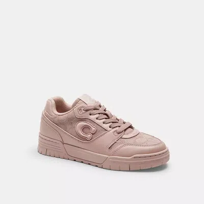Coach Soho Sneaker With Signature Jacquard Canvas In Pink