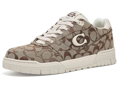 Coach Soho Sneakers In Signature Women's Shoes Chalk: 5.5 M, Leather In Multi