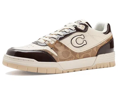 Coach Soho Sneakers With Patent Signature Men's Shoes Brown/maple: 8 D - Medium