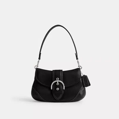 Coach Soho Tasche Aus Regenerativem Leder In Black