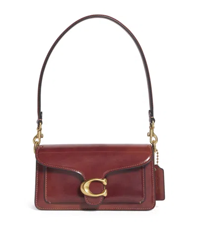 Coach Spazzolato Leather Tabby 20 Shoulder Bag In Sand