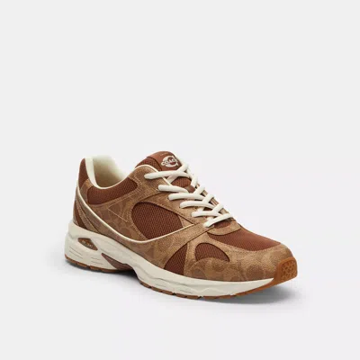 Coach Sport Sneaker In Signature Canvas In Brown