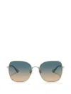 Coach Square-frame Gradient Sunglasses In Gold