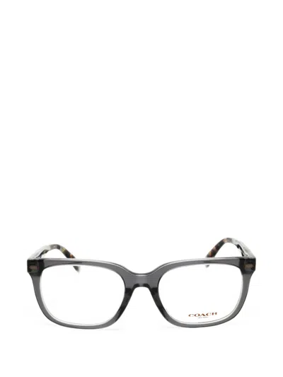 Coach Square-frame Glasses In Grey