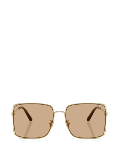 Coach Square-frame Sunglasses In Gold