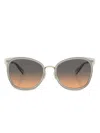 Coach Square-frame Sunglasses In Gray