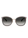 Coach Square-frame Sunglasses In Gray