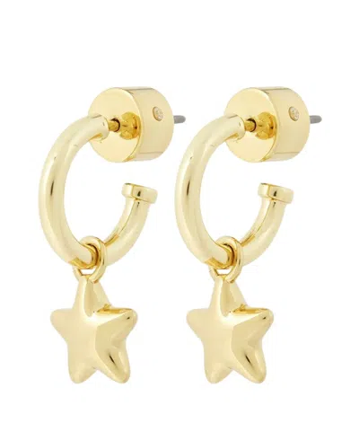 Coach Star Pendant Earrings In Gold