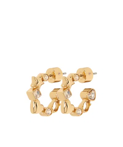 Coach Star Pendant Earrings In Yellow