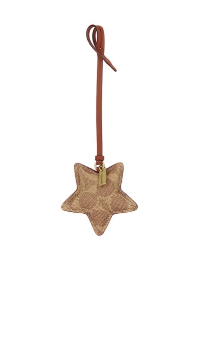 Coach Star Puffy Signature Bag Charm In Multi