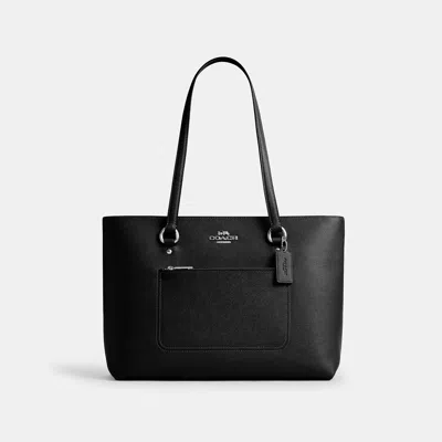 Coach Station Tote Bag In Black