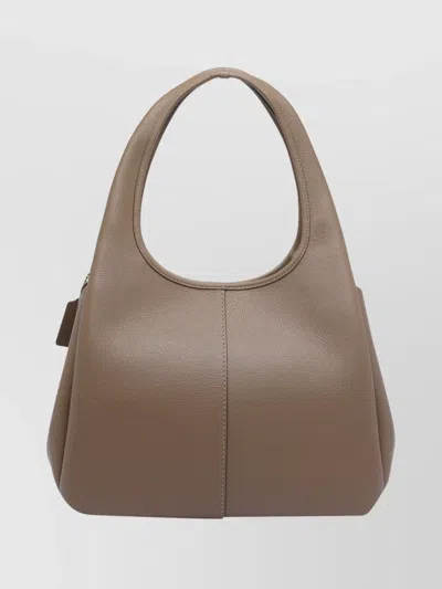 Coach Structured Shoulder Bag Dual Straps