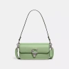 Coach Studio Baguette Bag In Silver/pale Pistachio