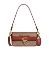 Coach Studio Canvas Shoulder Bag In Brown