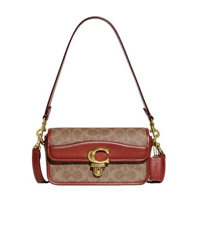 COACH COACH STUDIO MONOGRAM PRINT SHOULDER BAG
