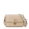 Coach Studio Shoulder Bag 19 With Rivets In White