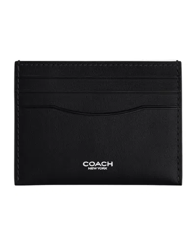 Coach Stylish Card Holder In Black