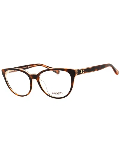 Coach Stylish Cat-eye Eyeglasses For Women In Brown