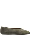 Coach Suede Ballet Flats In Multi