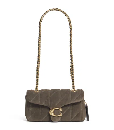 Coach Suede Brooklyn 39 Shoulder Bag In Green