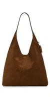 Coach Suede Brooklyn Shoulder Bag 39 B4/warm Brown